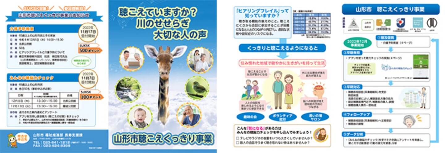 山形市様によるヒアリングフレイルチェックの取り組み